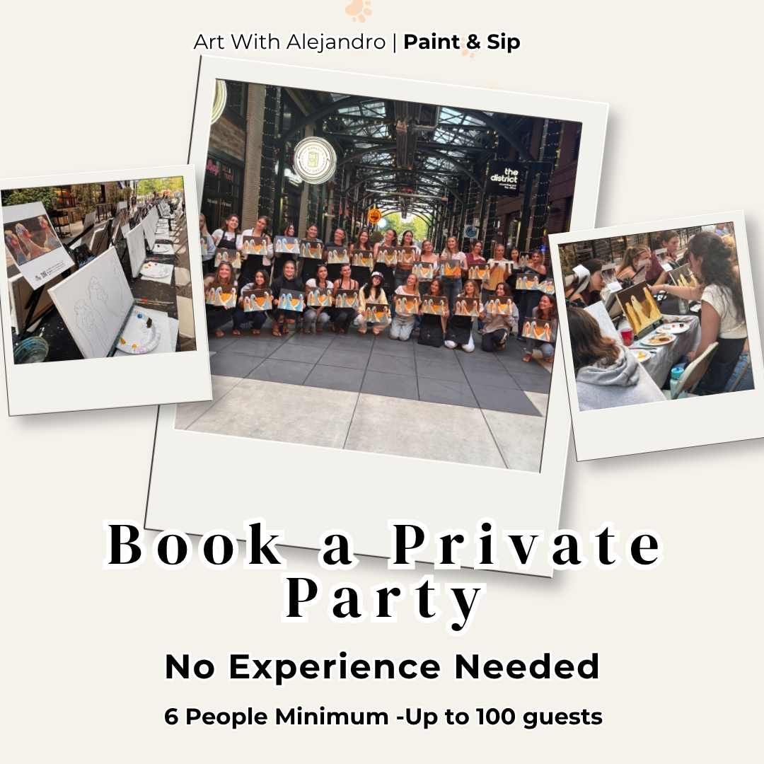 Book a Private Paint &amp; Sip