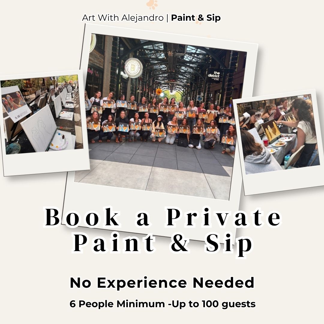 Book a Private Paint &amp; Sip