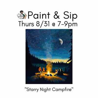 Starry Night Campfire-