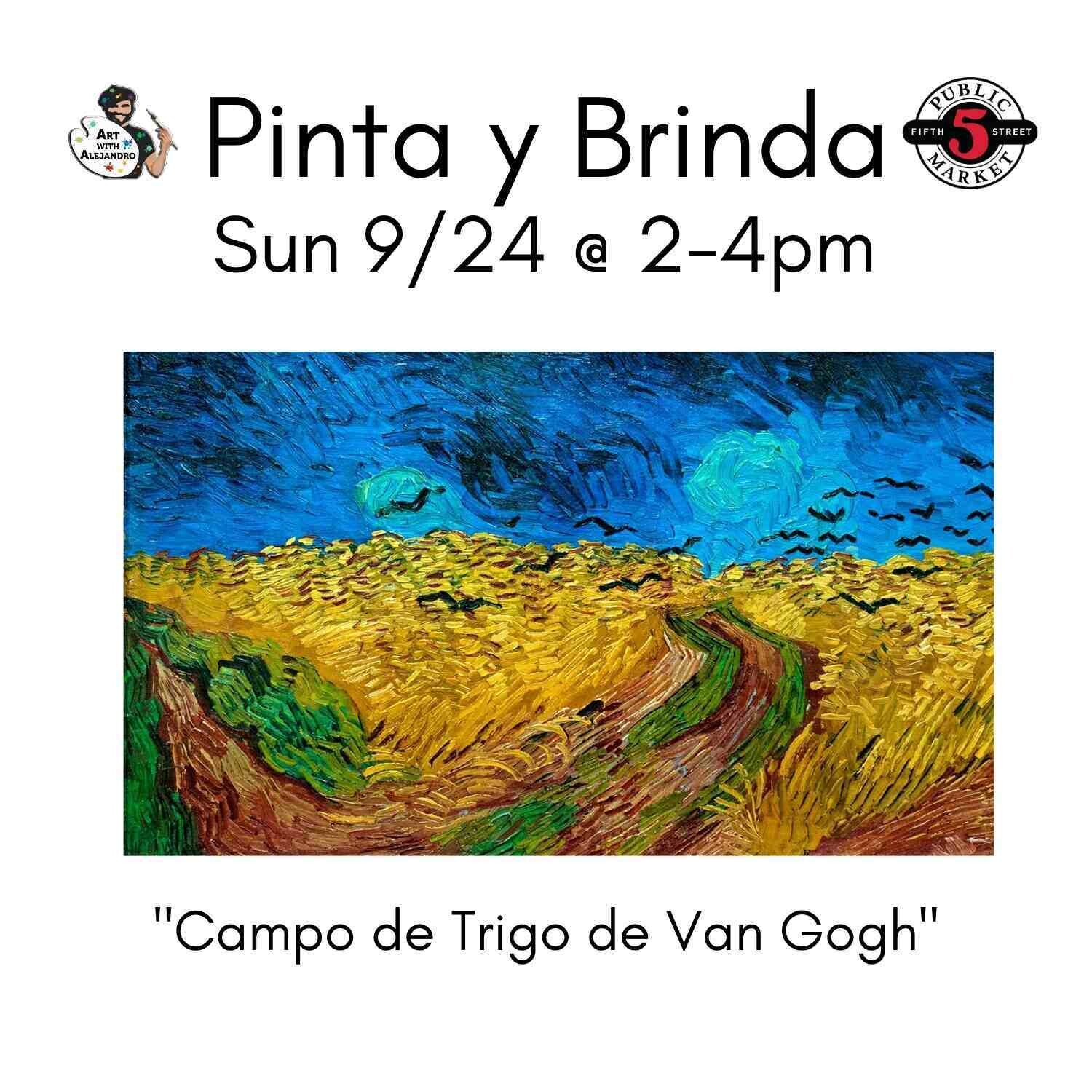 Pinta "“Campo de Trigo de Van Gogh"