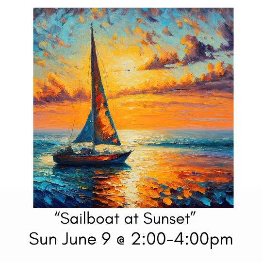 “Sailboat at Sunset”
