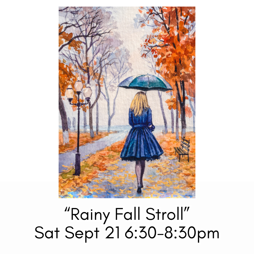 “Rainy Fall Stroll”