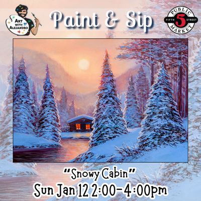 “Snowy Cabin”