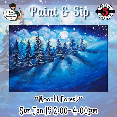 “Moonlit Forest” Sun Jan 19 2:00-4:00pm