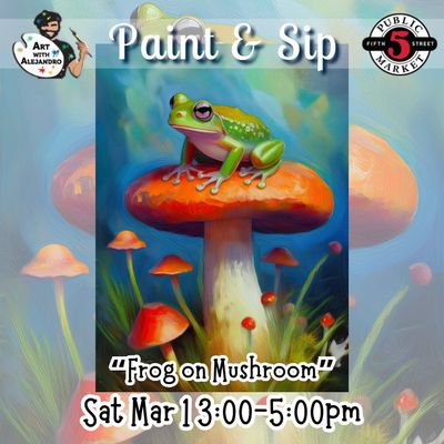 “Frog on Mushroom”