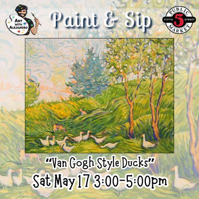 “Van Gogh Style Ducks”