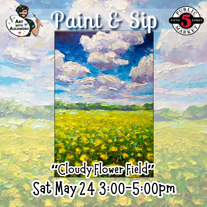 “Cloudy Flower Field”