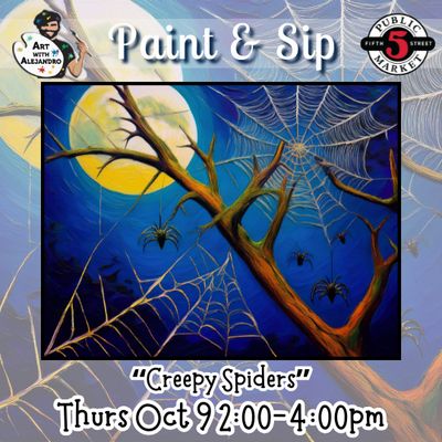“Creepy Spiders” Thurs Oct 9 2:00-4:00pm