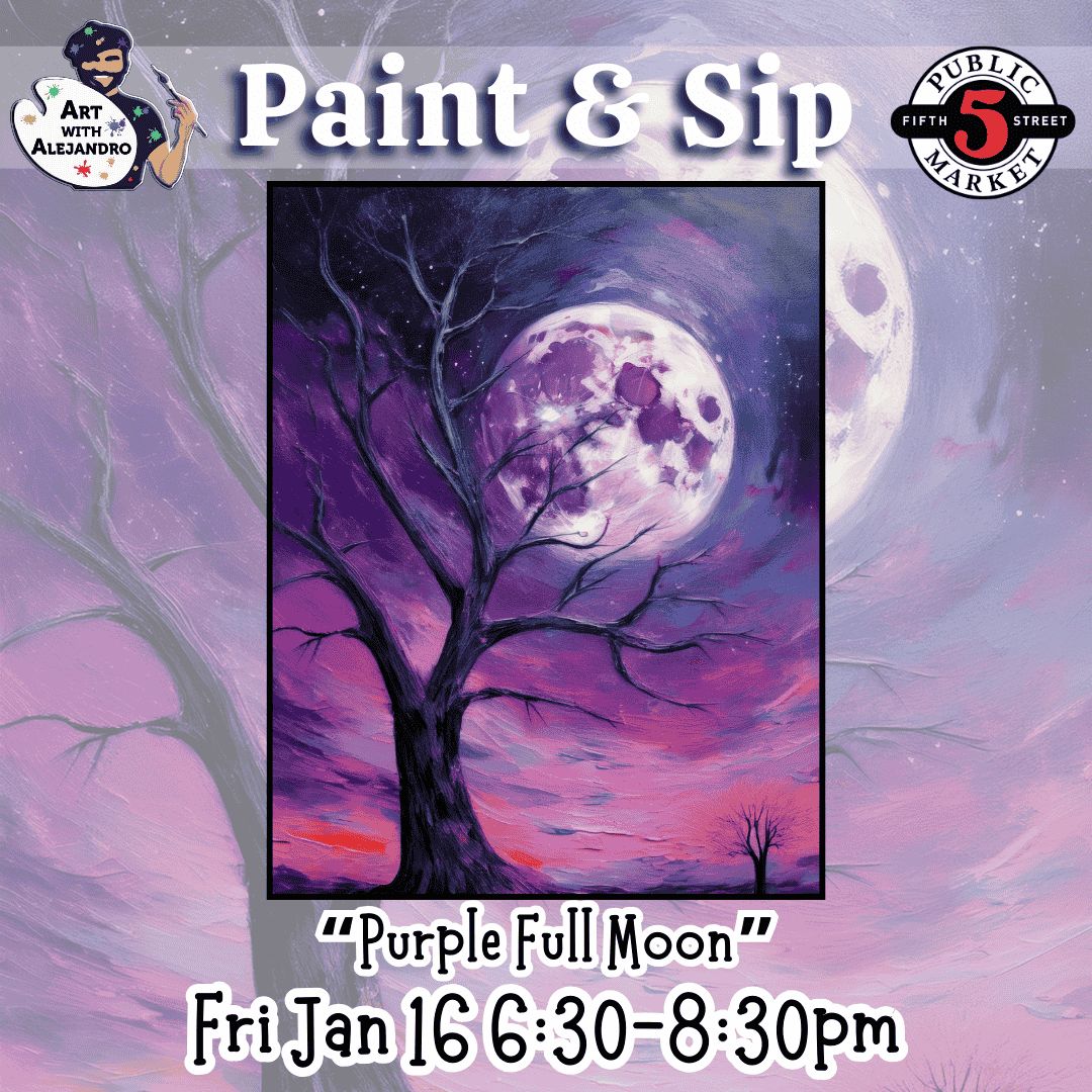 “Purple Full Moon”
