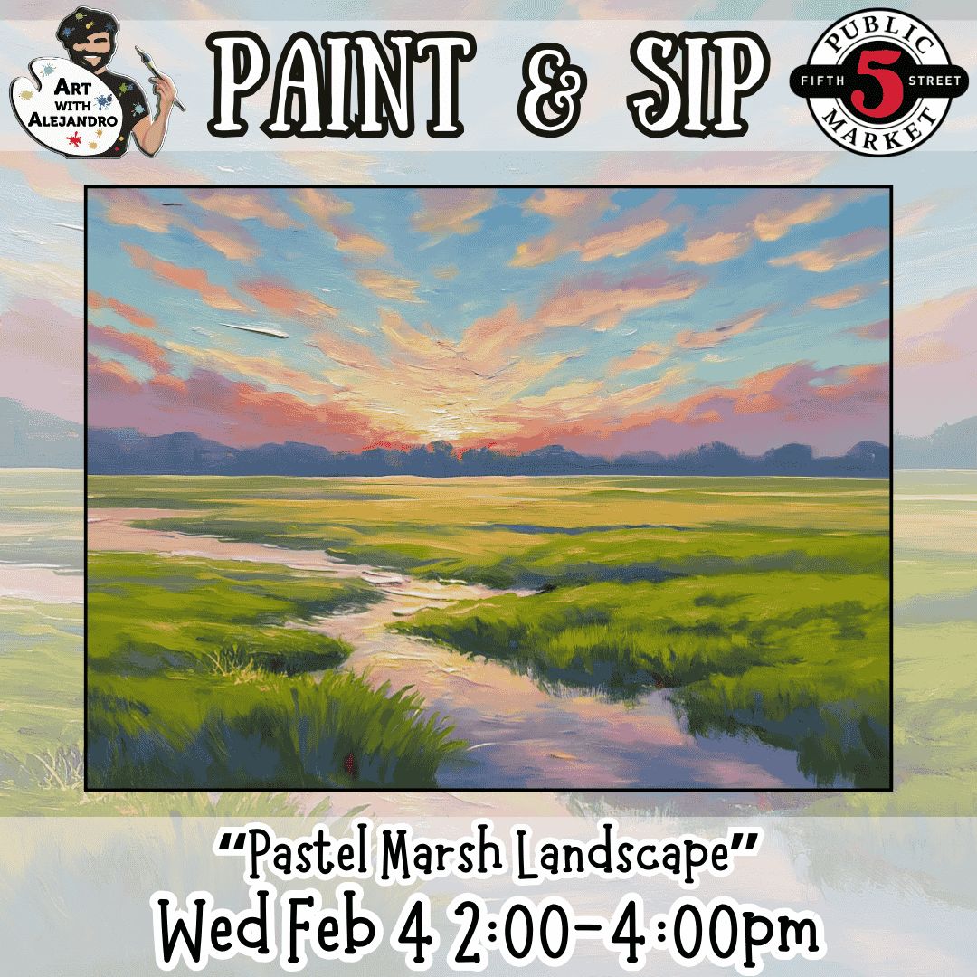 “Pastel Marsh Landscape” Wed Feb 4 2:00-4:00pm