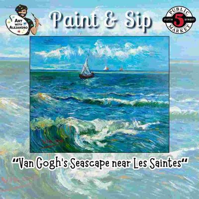 Van Gogh's Seascape near Le Saintes