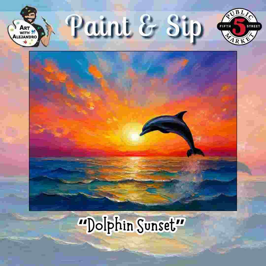 Dolphin Sunset
