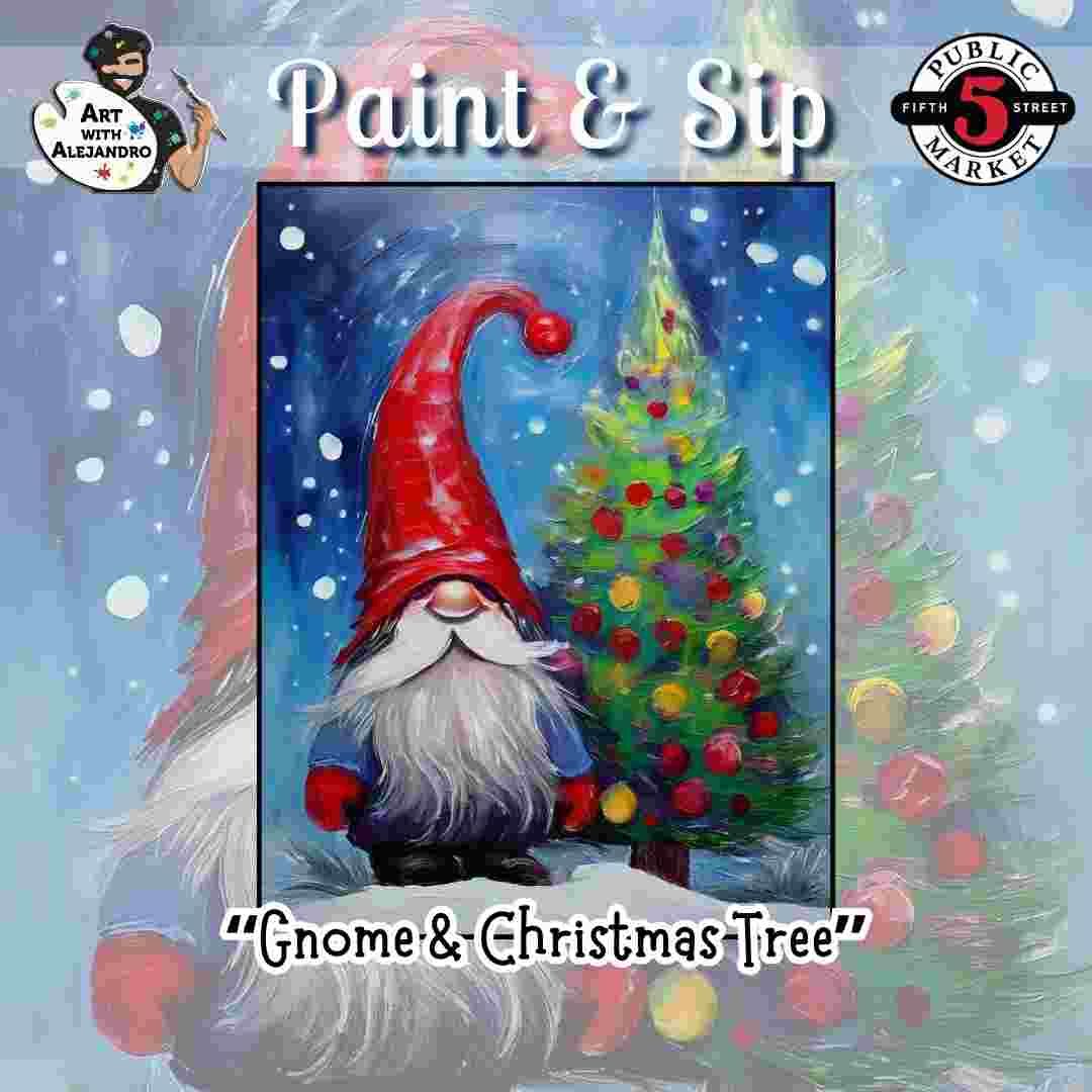 Gnome &amp; Christmas Tree