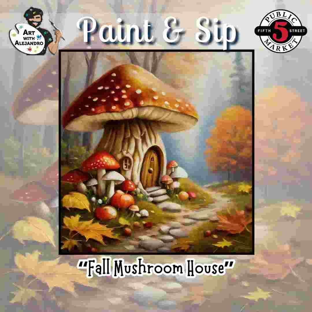 Fall Mushroom House
