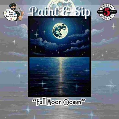 Full Moon Ocean