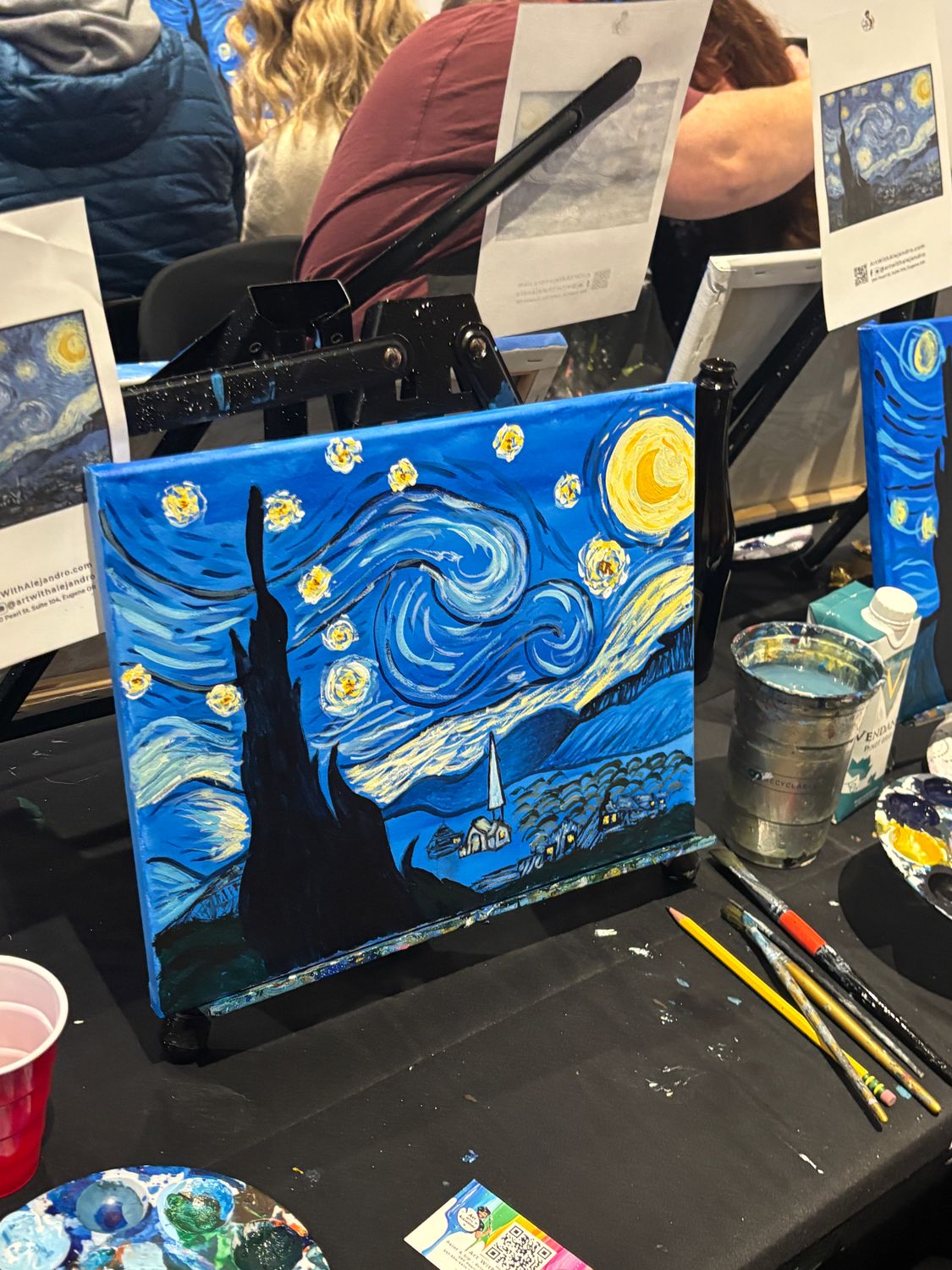 Colorful Sky & Palms Paint & Sip | Eugene OR