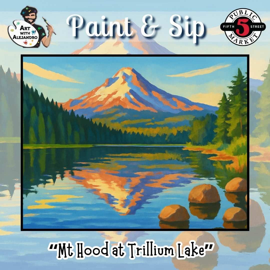 "Mt Hood at Trillium Lake"