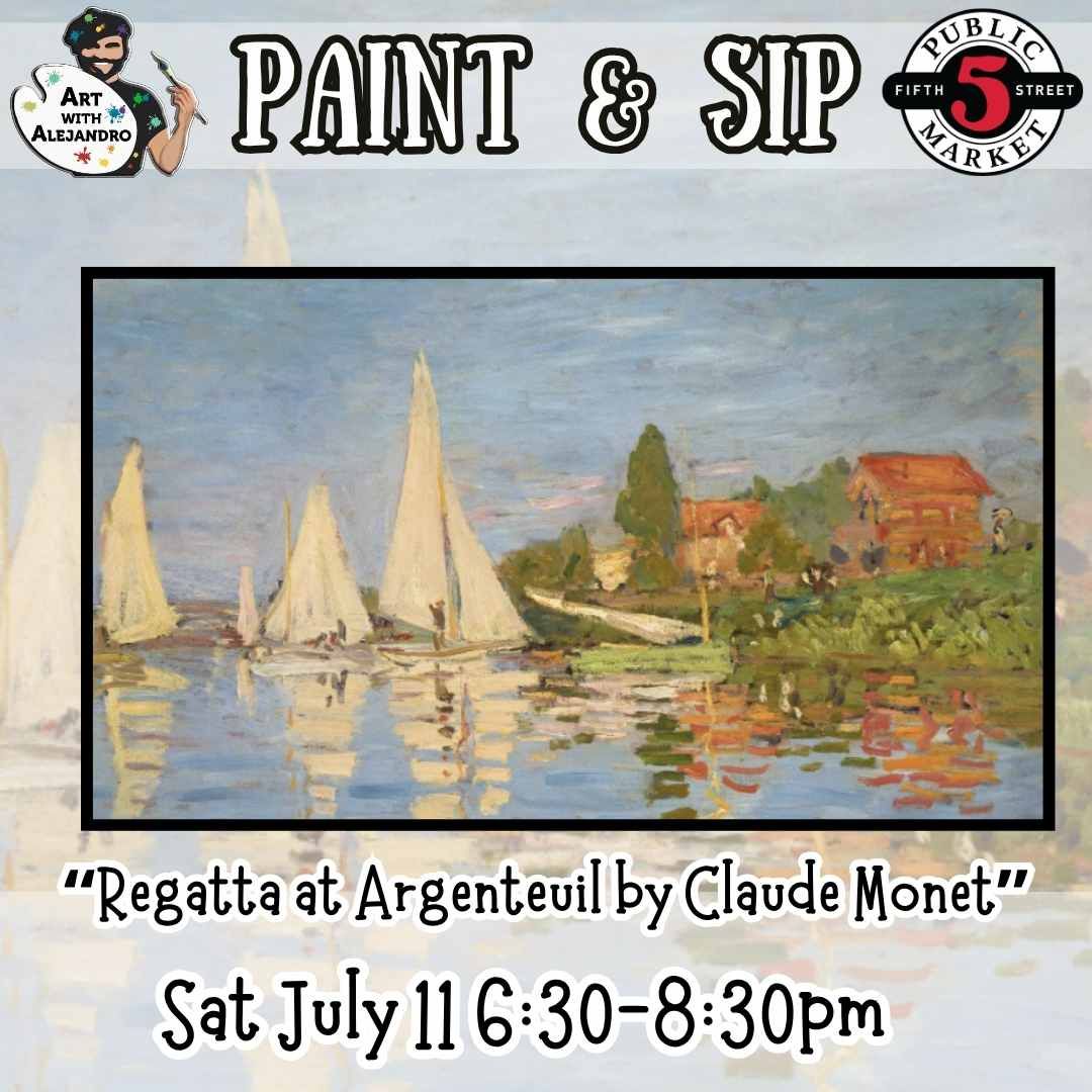 “Regatta at Argenteuil by Claude Monet”