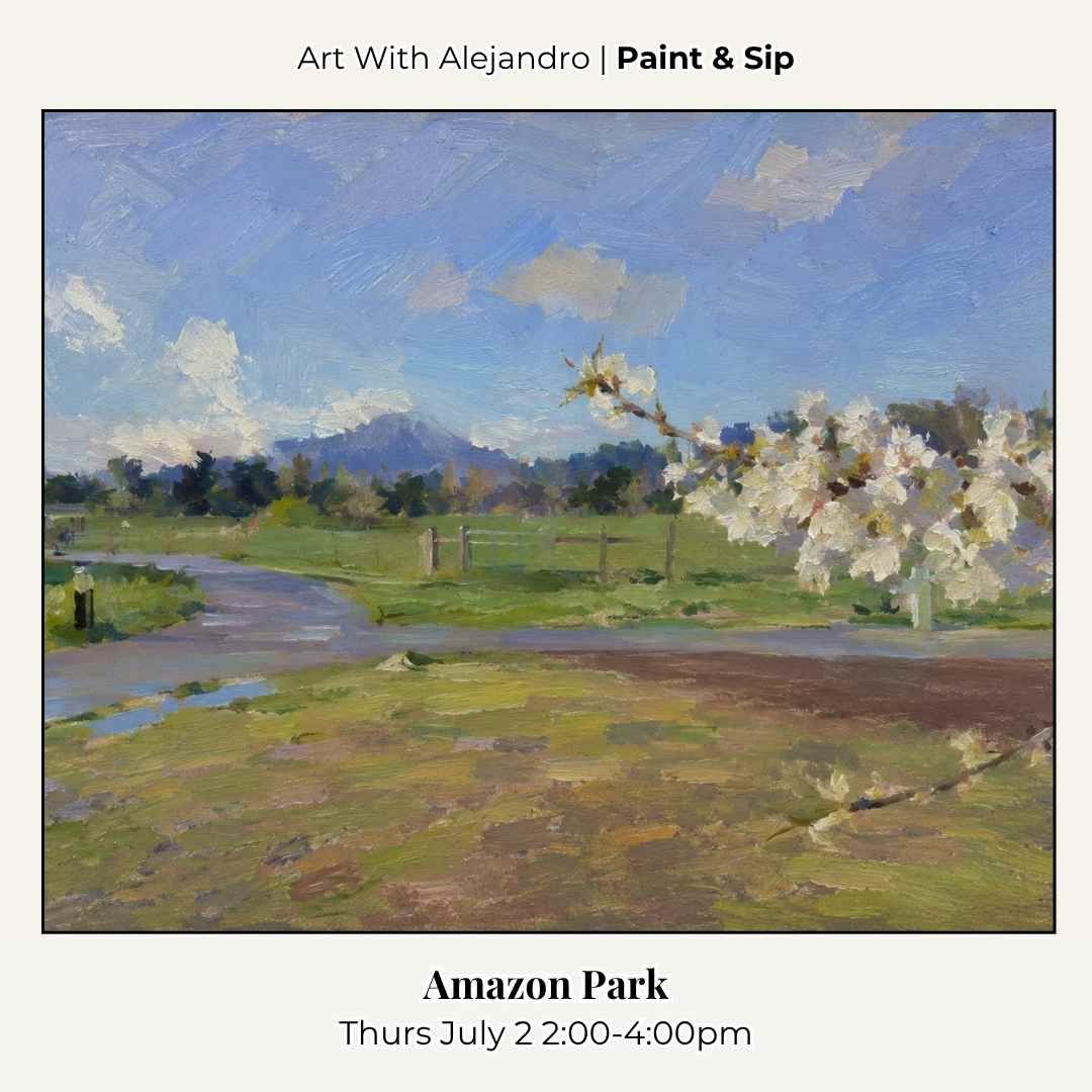 Paint &amp; Sip “Amazon Park”  Thurs July 2 2:00-4:00pm