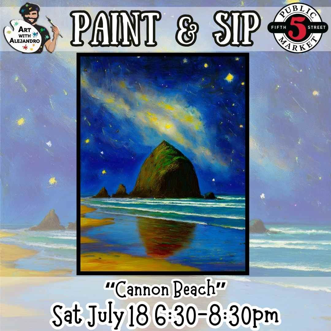 Paint &amp; Sip “Cannon Beach”