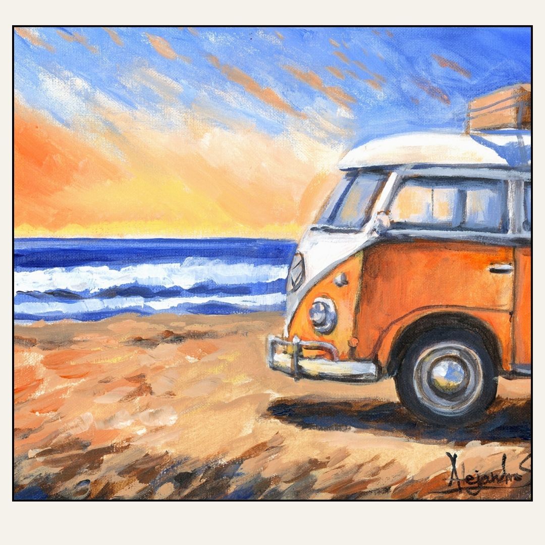 Paint &amp; Sip “VW Bus” Thurs Aug 27 2-4pm