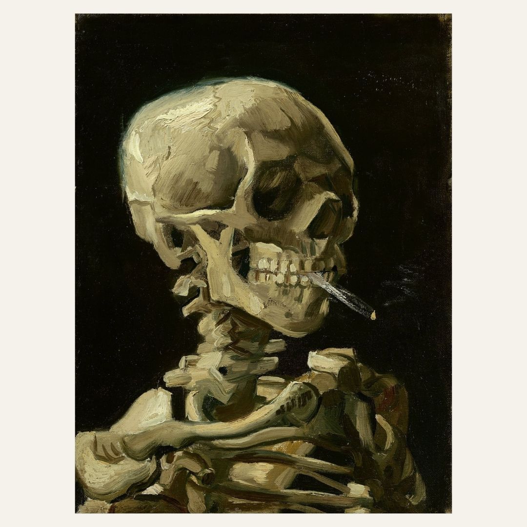 Paint &amp; Sip “Van Gogh: Smoking Skeleton” Sat Aug 29 6:30-8:30pm