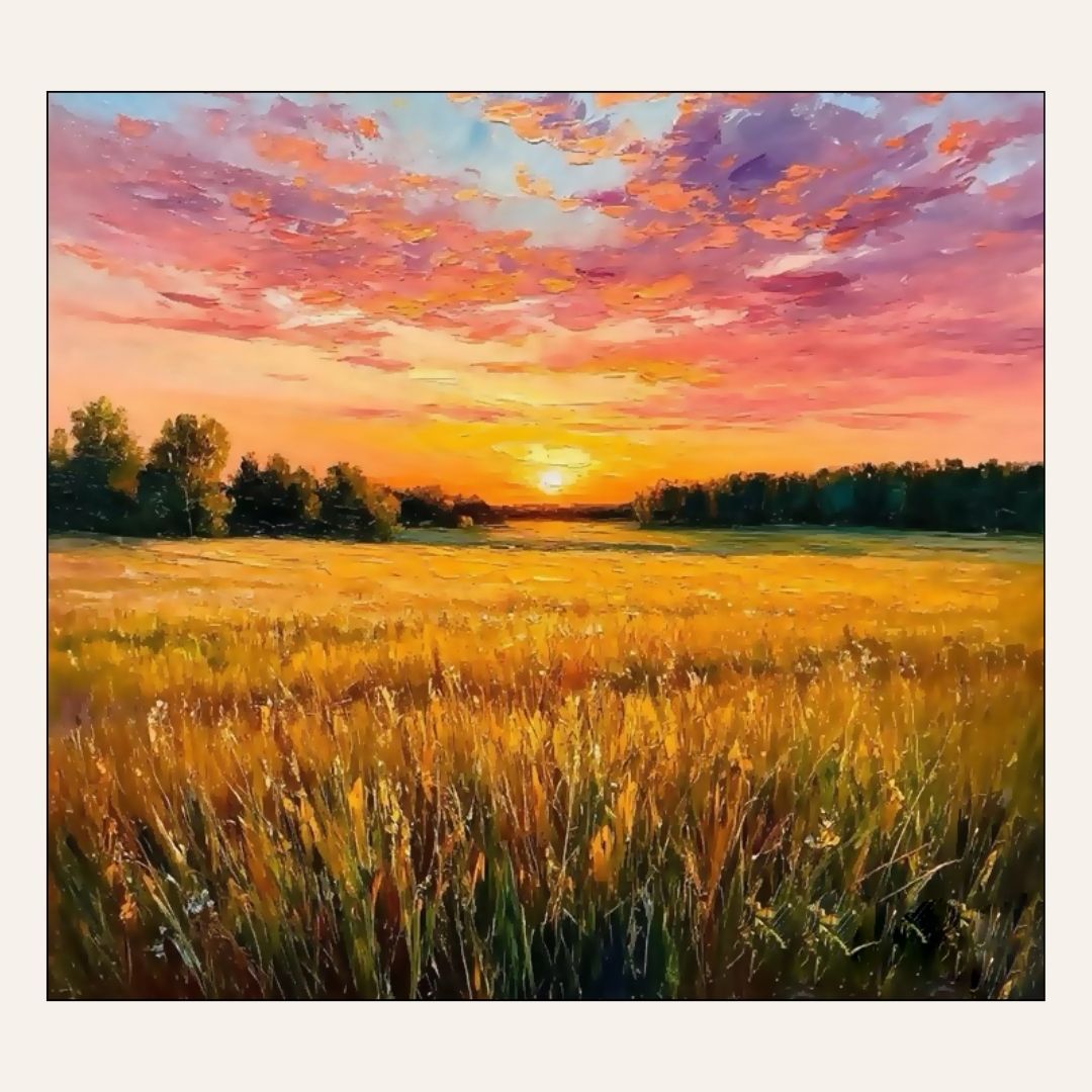 Paint &amp; Sip “Colorful Sky above the Wheat Field”   Sat Sept 12 2-4pm