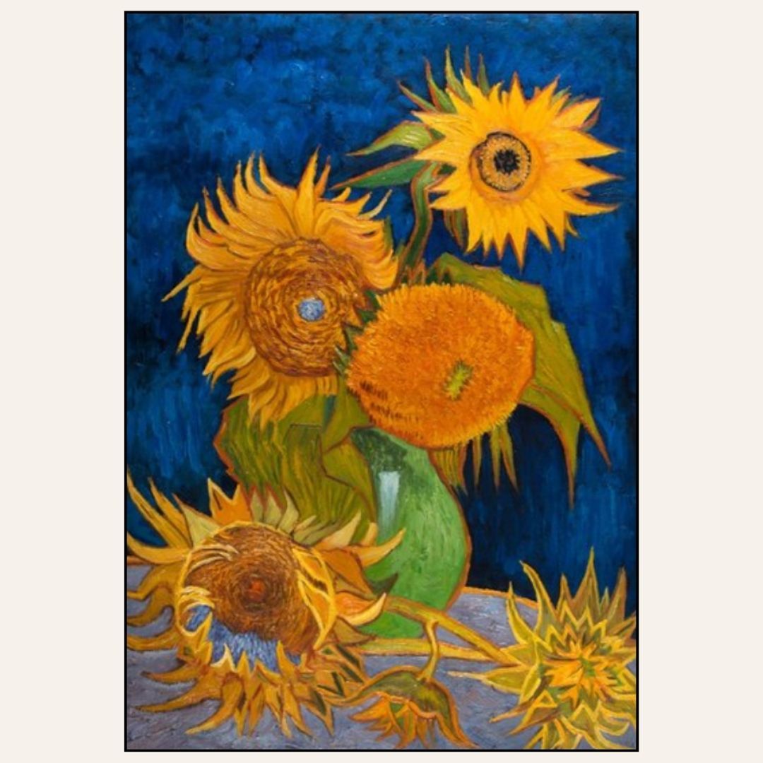 Paint &amp; Sip “Van Gogh’s Vase with Five Sunflowers”  Wed Sept 30 2:00-4:00pm