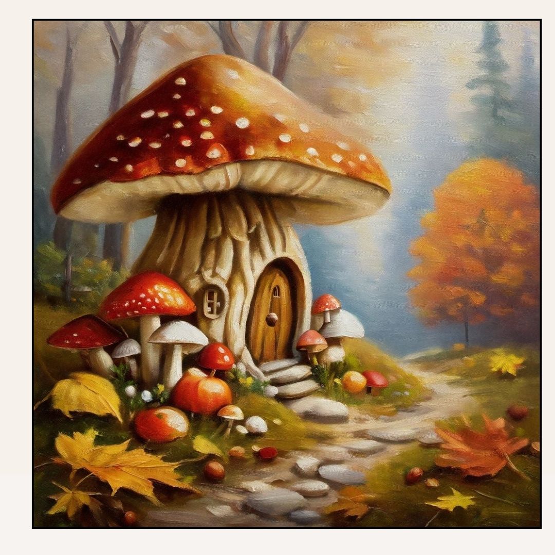 Paint &amp; Sip “Fall Mushroom House” |  Sat Oct 3 2:00-4:00pm