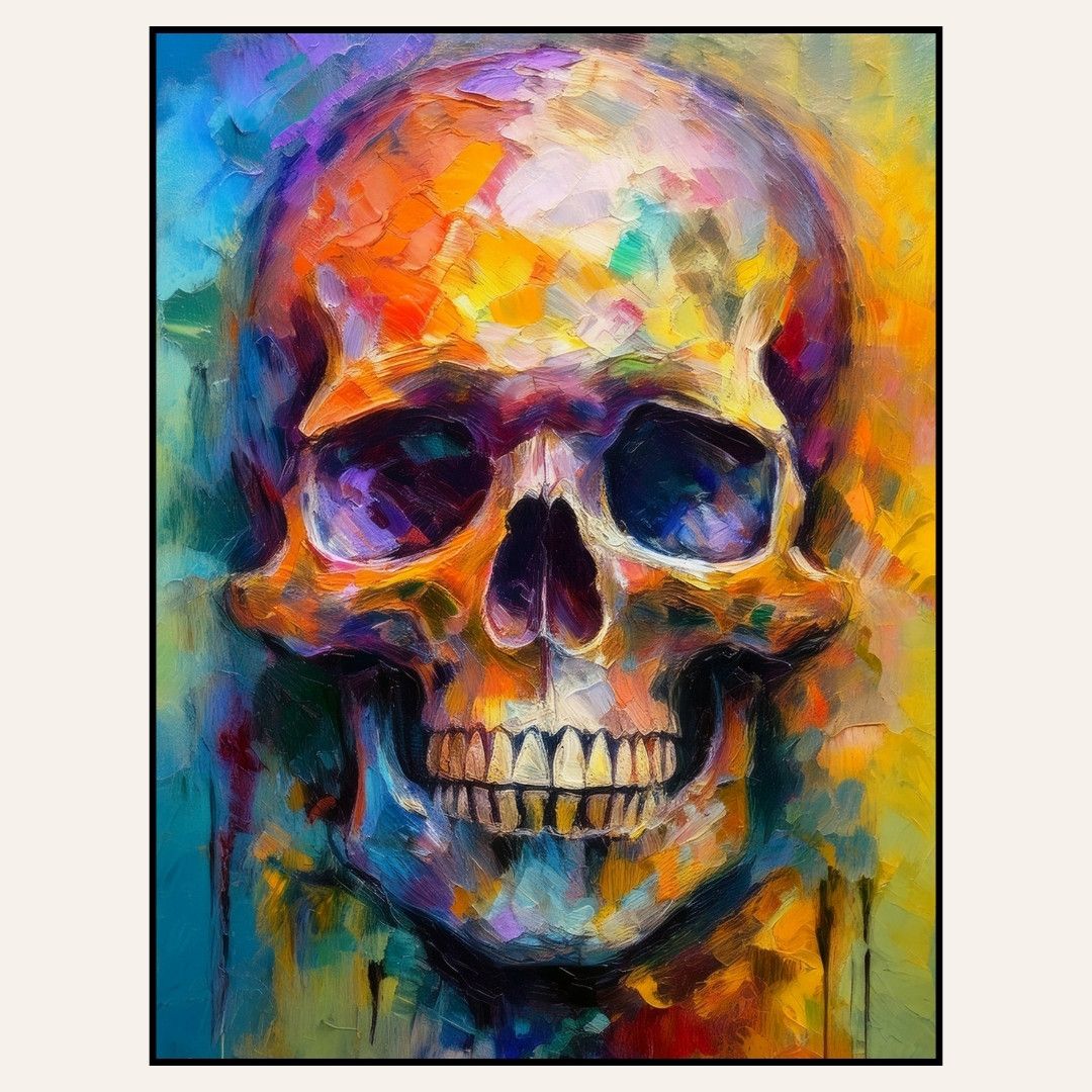 Paint &amp; Sip “Colorful Skull”  Fri Oct 9 6:30-8:30pm