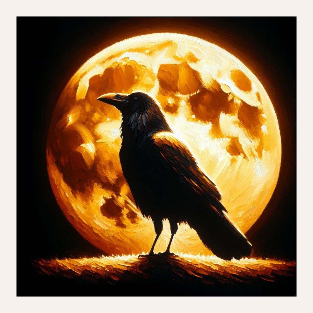Paint &amp; Sip “Moonlit Raven”  Sat Oct 24 6:30-8:30pm
