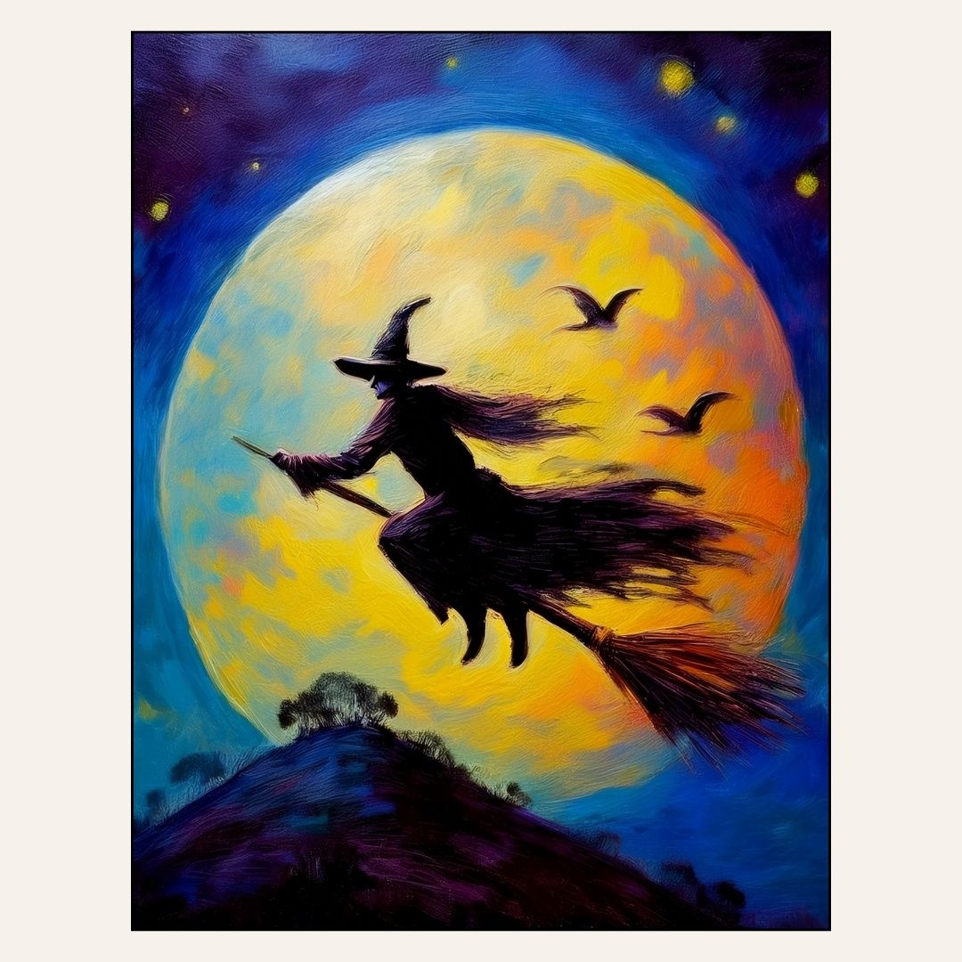 Paint &amp; Sip “Flying Witch”  Fri Oct 23 6:30-8:30pm