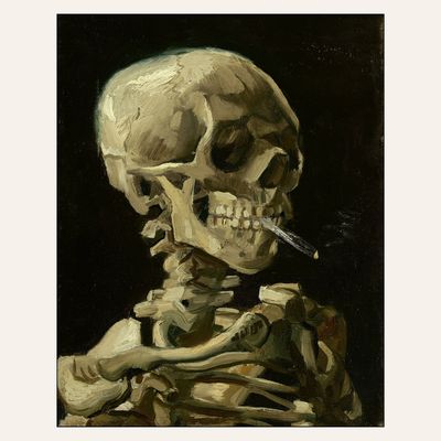 Paint &amp; Sip “Van Gogh’s Smoking Skeleton” Fri Oct 30 6:30-8:30pm