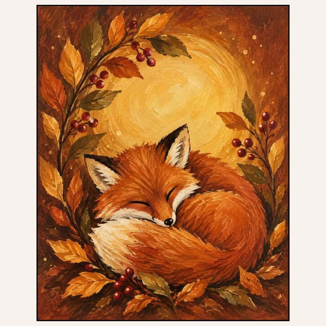 Paint &amp; Sip “Sleeping Fox” Fri Nov 6 6:30-8:30pm