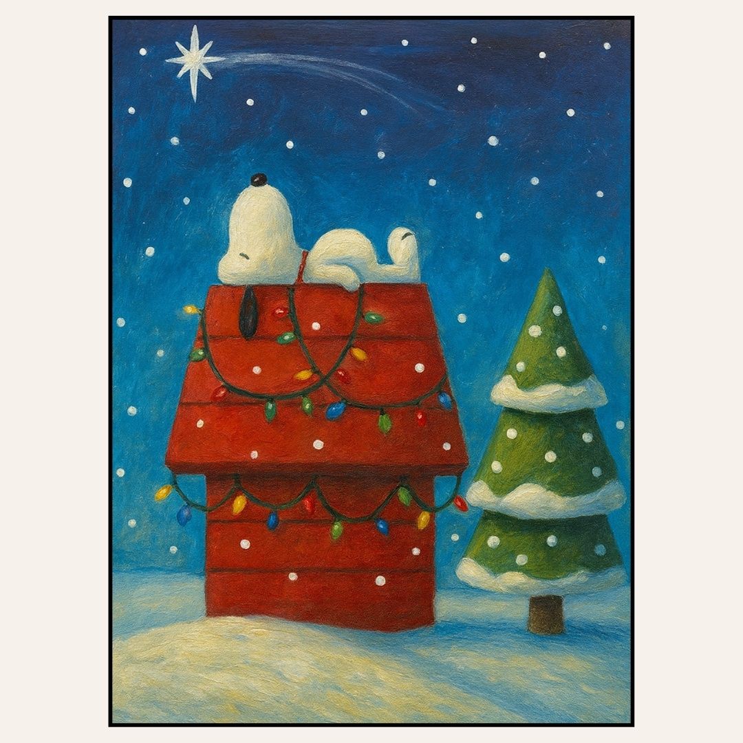 Paint &amp; Sip “Snoopy Christmas”  Thurs Dec 3 2:00-4:00pm