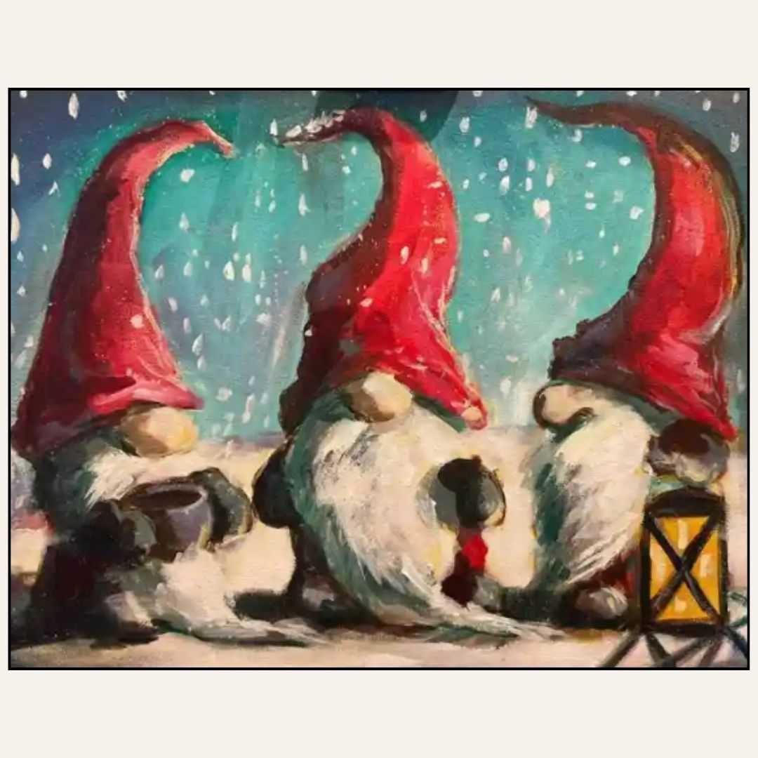 Paint &amp; Sip “Chillin' with my Gnomies” Sat Dec 12 6:30-8:30pm