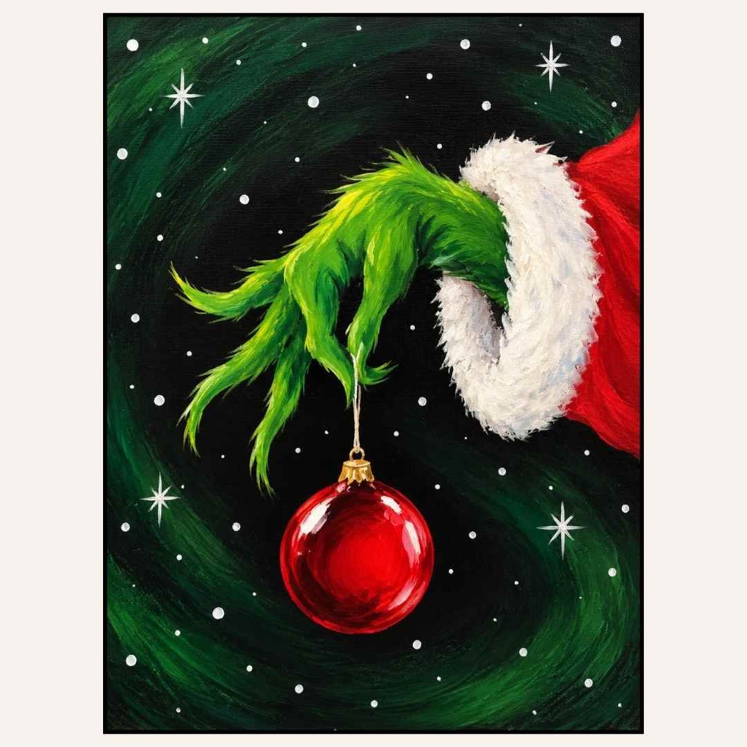 Paint &amp; Sip “Grinch” Fri Dec 18 6:30-8:30pm