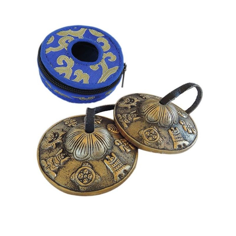Tingsha Tibetano S – Crótalos de Bronce para Limpieza Energética y Meditación