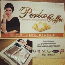 Perla Coffee (Serbuk Mutiara) Putih , Gebu , Berseri