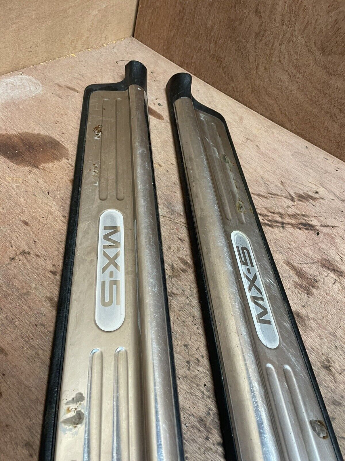 Mazda MX5 Mk2 Door Sill Kick Scuff Plates NB 1998-2005