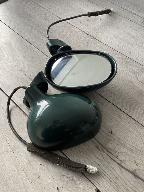 MAZDA MX5 MK1 GREEN EURO SPEC ELECTRIC STRONGER WING MIRRORS PAIR