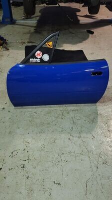 MAZDA MX5 MK1 PASSENGER SIDE BLUE DOOR NA