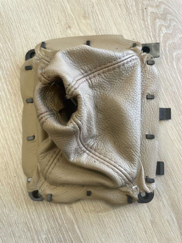 MAZDA MX5 MK1 CREAM TAN LEATHER GEAR GAITER