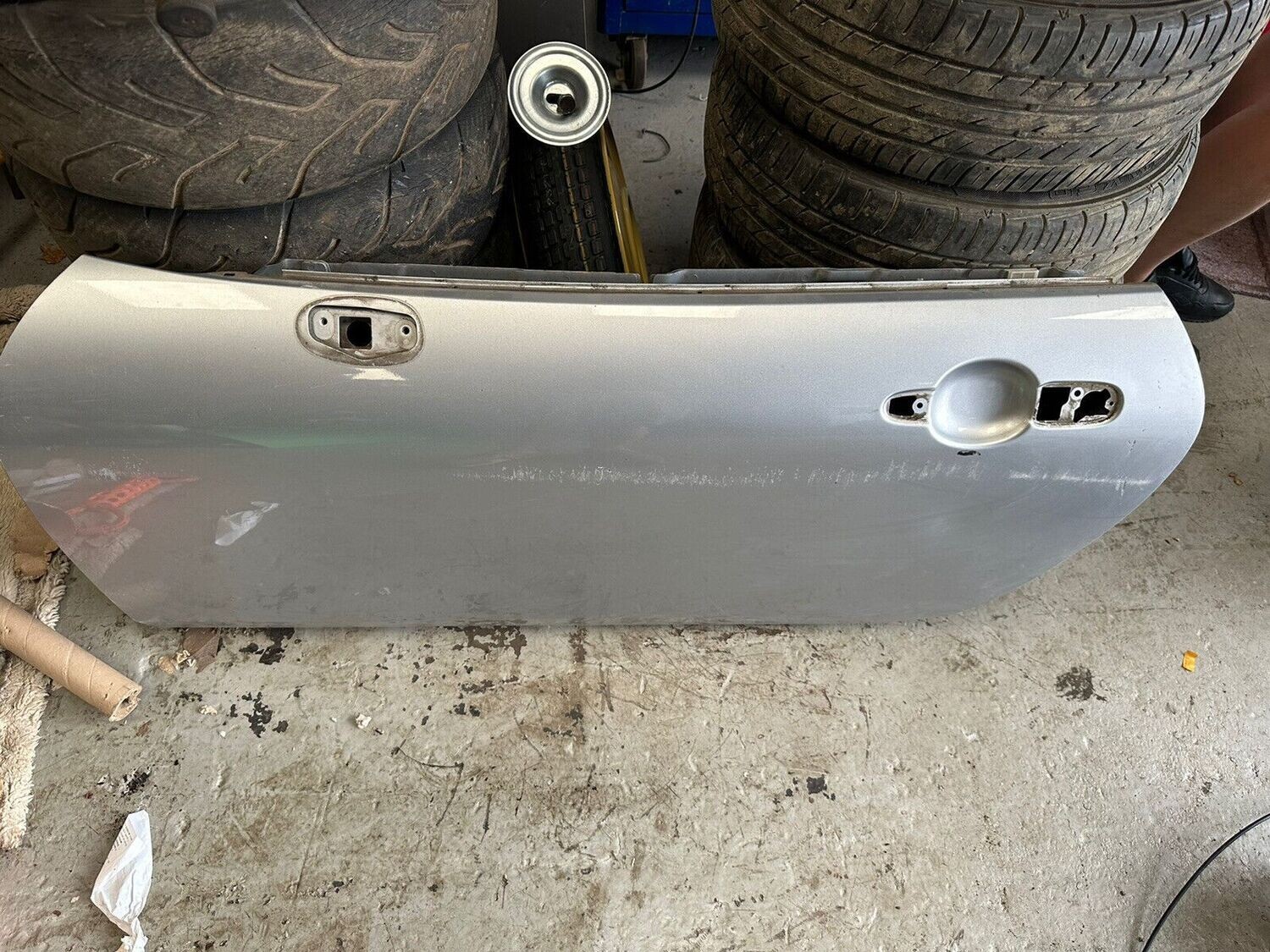 FRONT DOOR MAZDA MX-5 MK3 (NC) 2005 TO 2015 SILVER PASSENGER DOOR