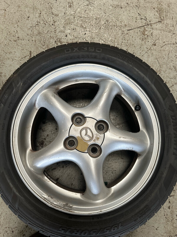 MAZDA MX5 / EUNOS - 4X100 15 X 6  5 SPOKE ALLOY WHEEL X1 OEM MK2 1