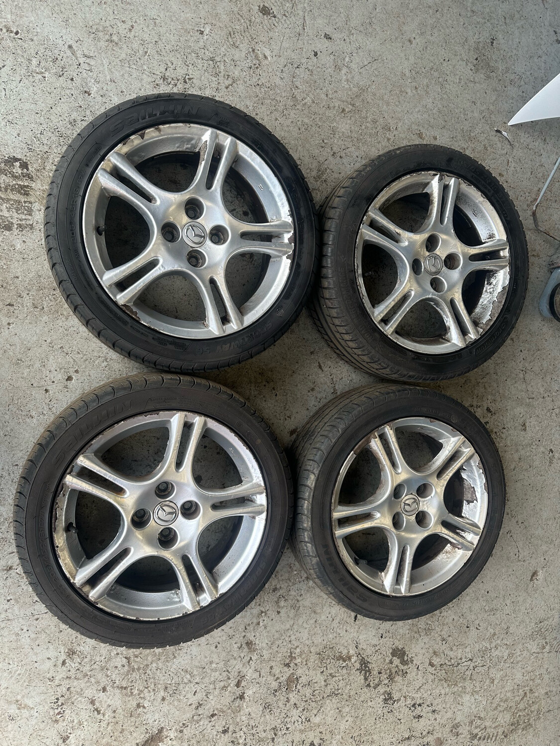 Mazda Mx5 Set of 16 inch SVT alloys Wheels with Tyres