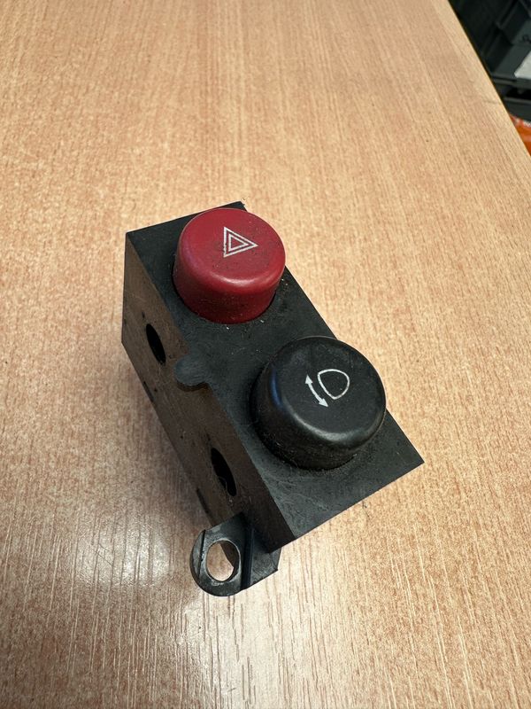 MAZDA MX5 HAZARD & LIGHT POP UP SWITCH EUNOS (MK1 1989 to 1997) HAZ BUTTON