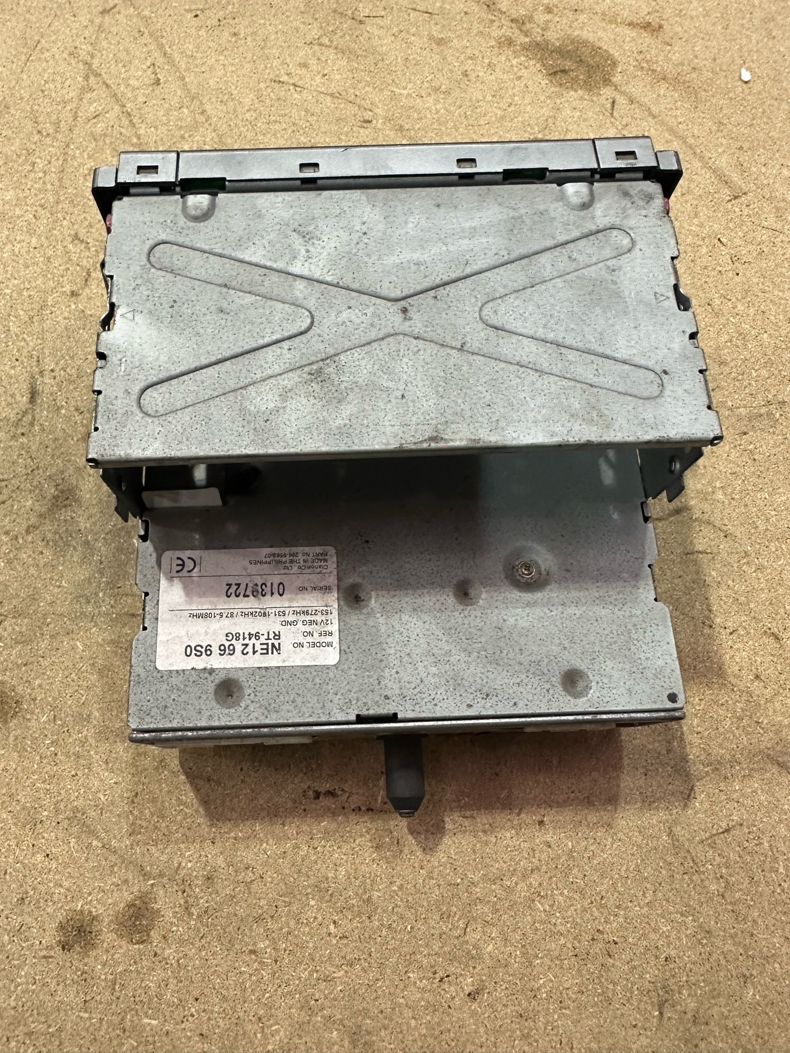 MAZDA MX5 MK2.5 NBFL 01-05 1.6 1.8 SILVER DOUBLE DIN STEREO RADIO CD TAPE PLAYER