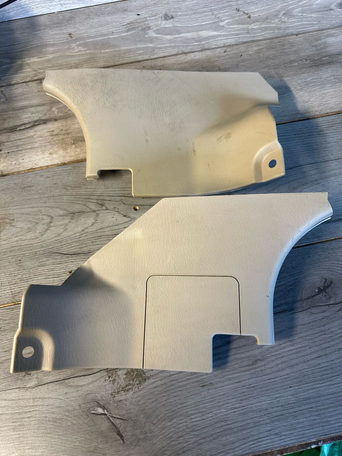 MAZDA MX5 EUNOS (MK2 / 2.5 1998 - 2005 ) LOWER FOOTWELL TRIM  Pair tan