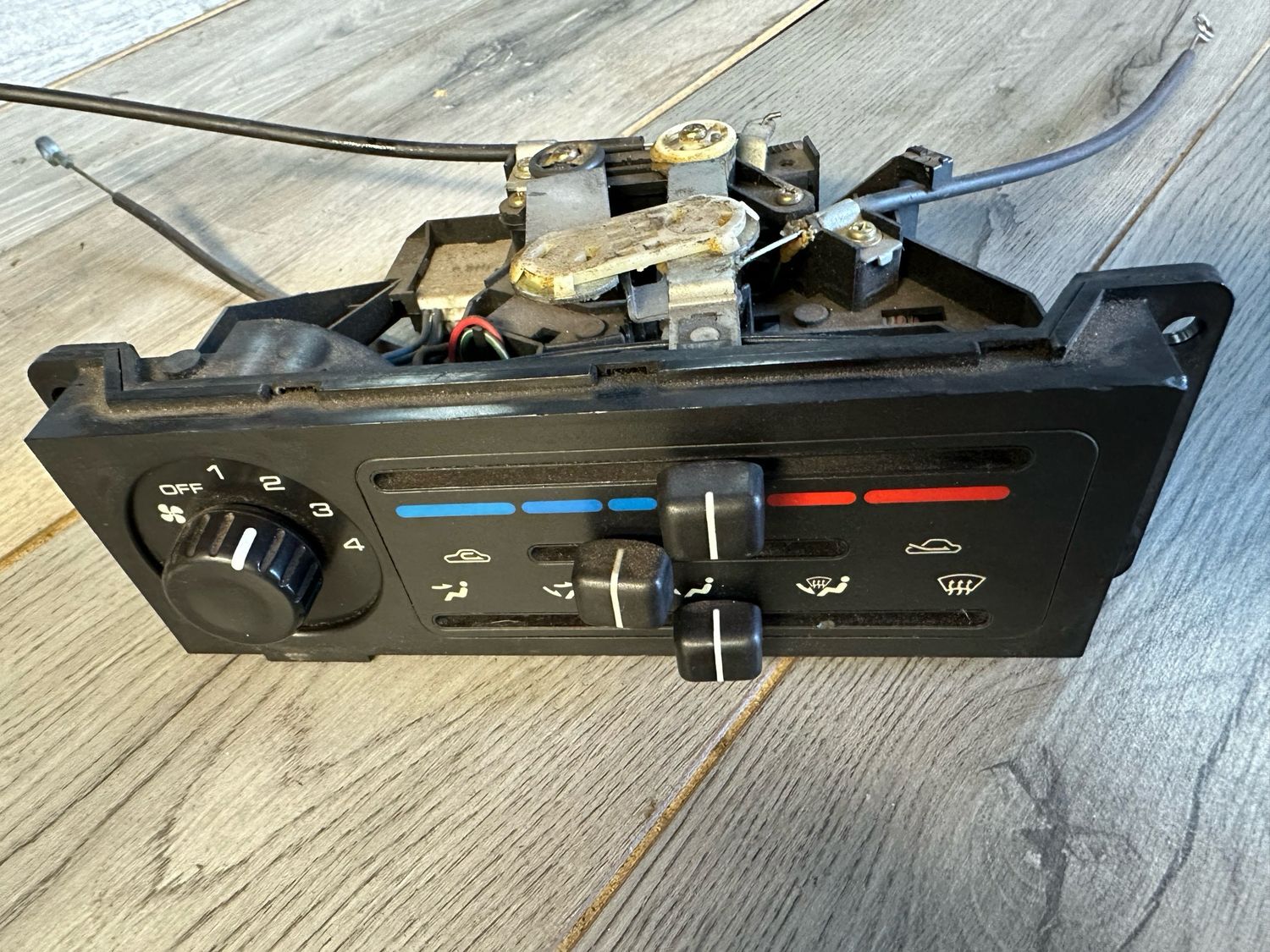 Mazda MX5 MK1 Heater Control Panel - Without Air Conditioning *Used*